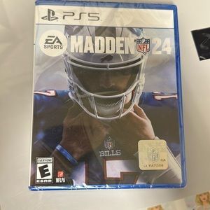 New opened Madden 24 for PS5